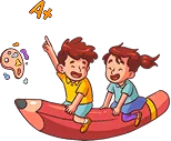 Boat size pencil